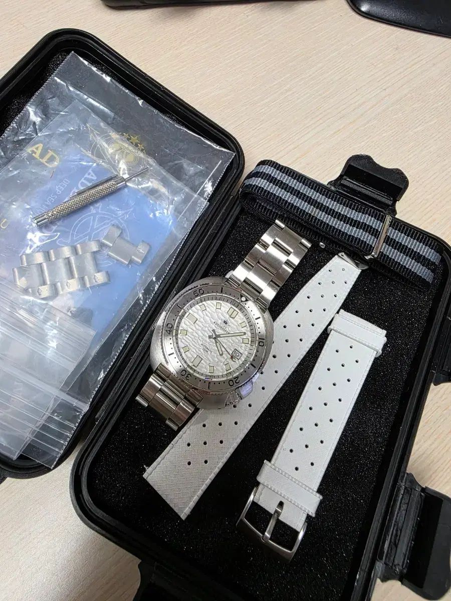  Addiesdive ダイバーウォッチ 1 金属ベルト 時計