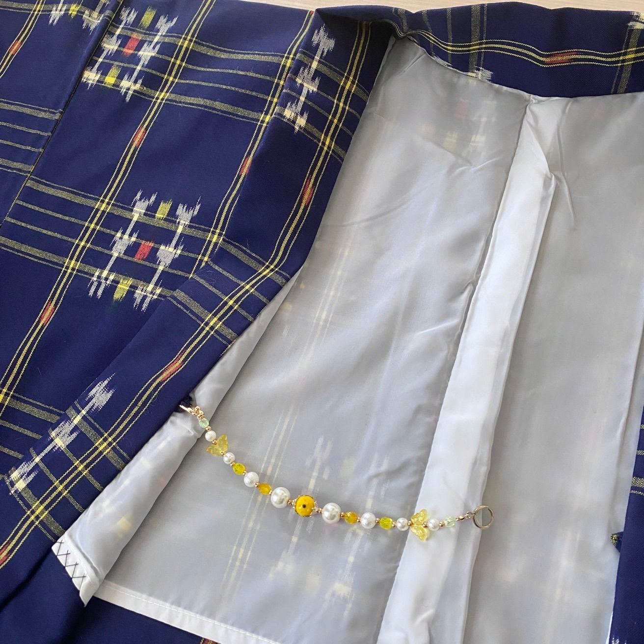 帯ベルトと帯飾りと羽織付き