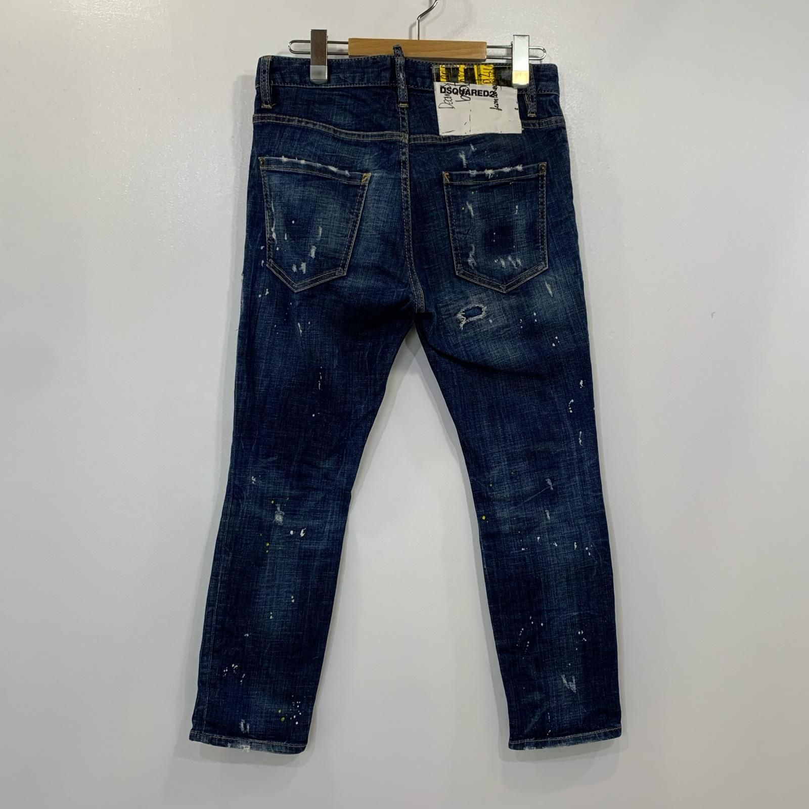 ディースクエアード デニムパンツ Cool Girl Cropped Jean ネイビー サイズ 34 112