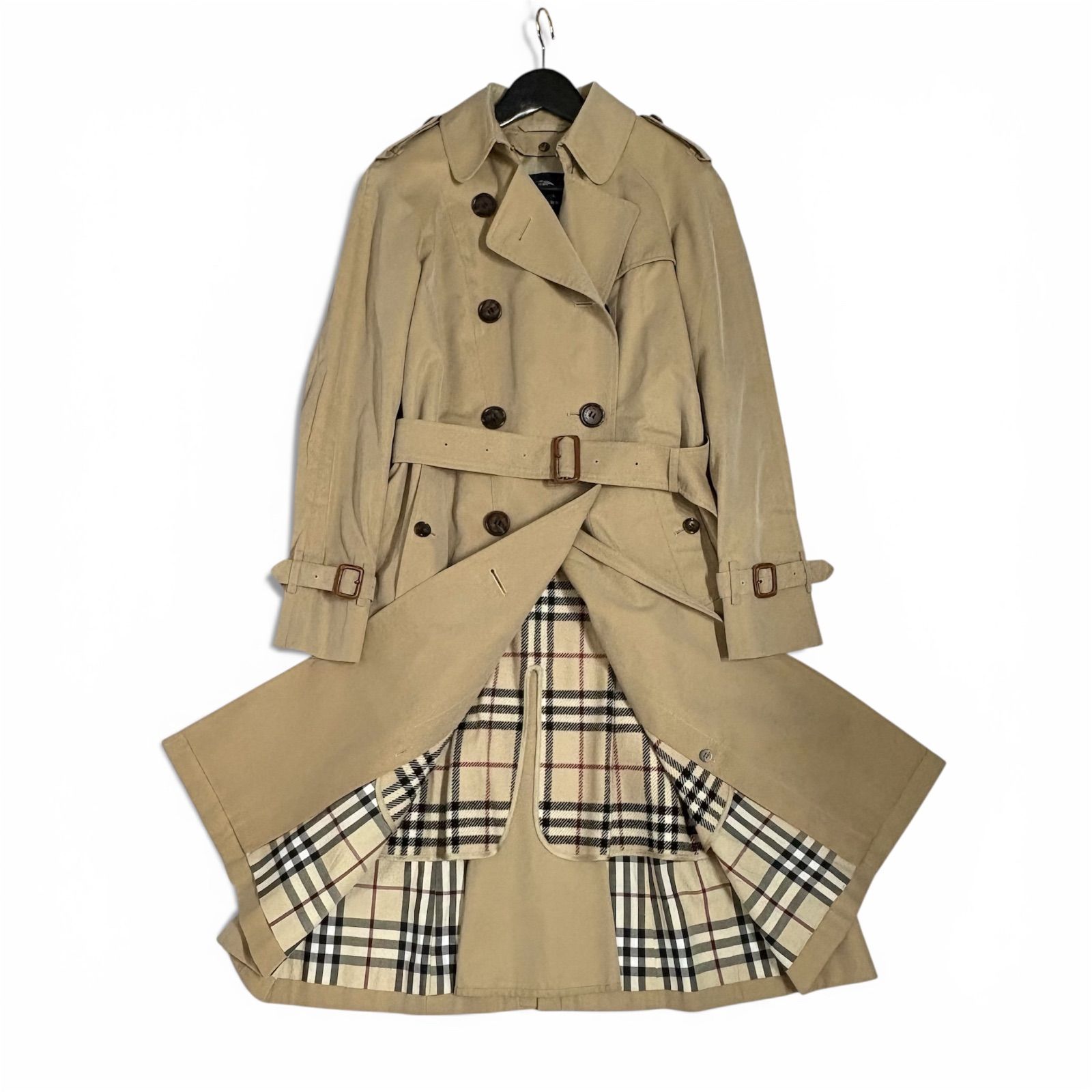 BURBERRY LONDON トレンチコート ライナー付 ハニーベージュ 38 バーバリー ロンドン Burberry London ライナー付 コットンギャバジン