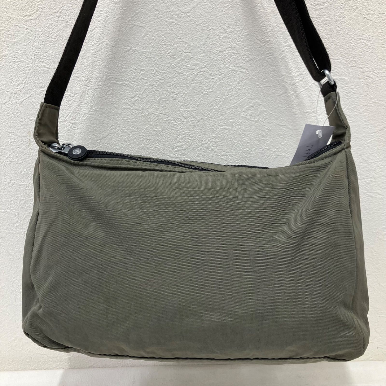 7599 KIPLING キプリング ショルダーバッグ カーキ オリーブ グリーン 