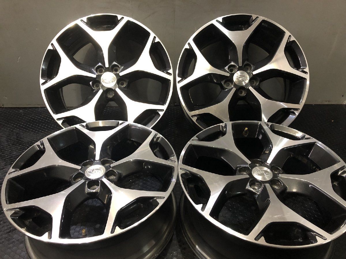 スバルSJ フォレスター 純正 18インチホイール4本！愛知県 4本 SJ系 スバル フォレスター純正 18インチ7J +48 5H 5穴 PCD 100