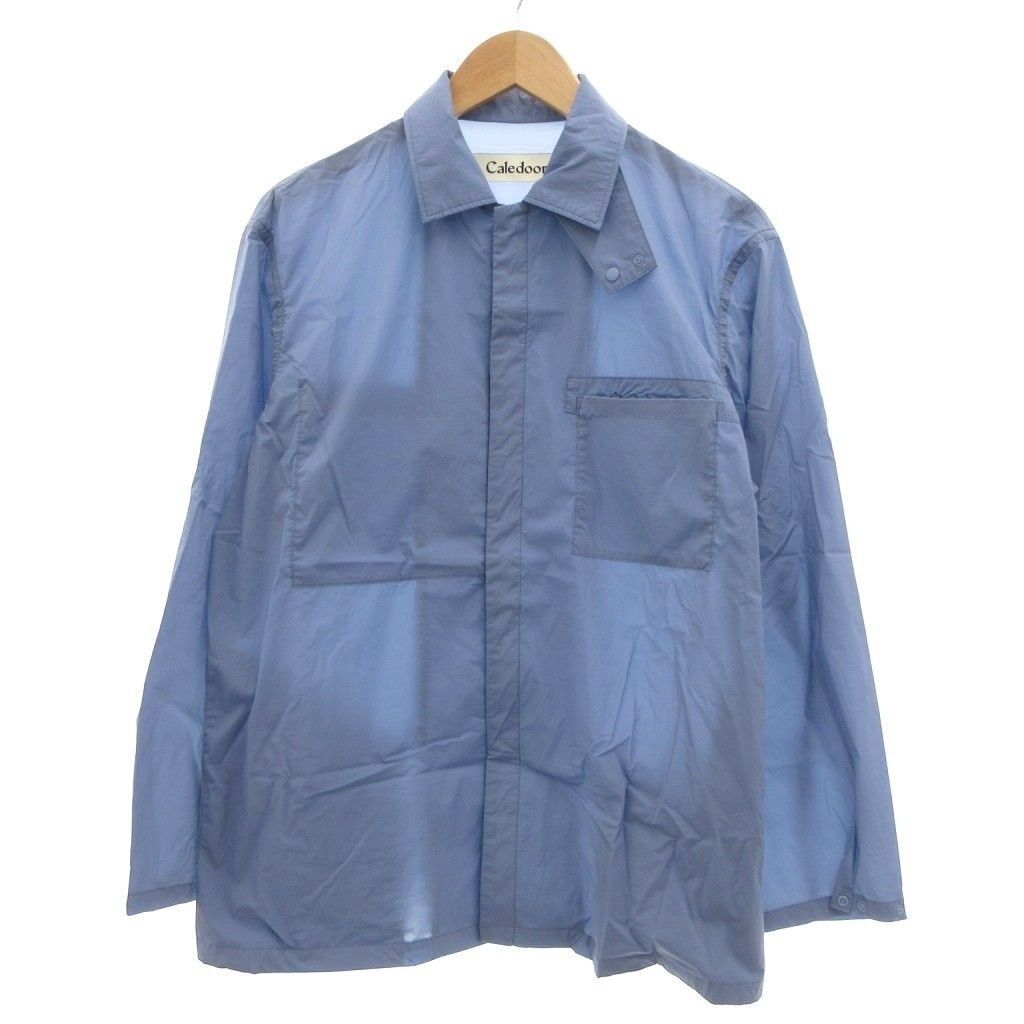 カレドアー Caledoor Lightweight Packable Shirt Blouson シャツブルゾン カバーオール S ライトブルー系 /UO