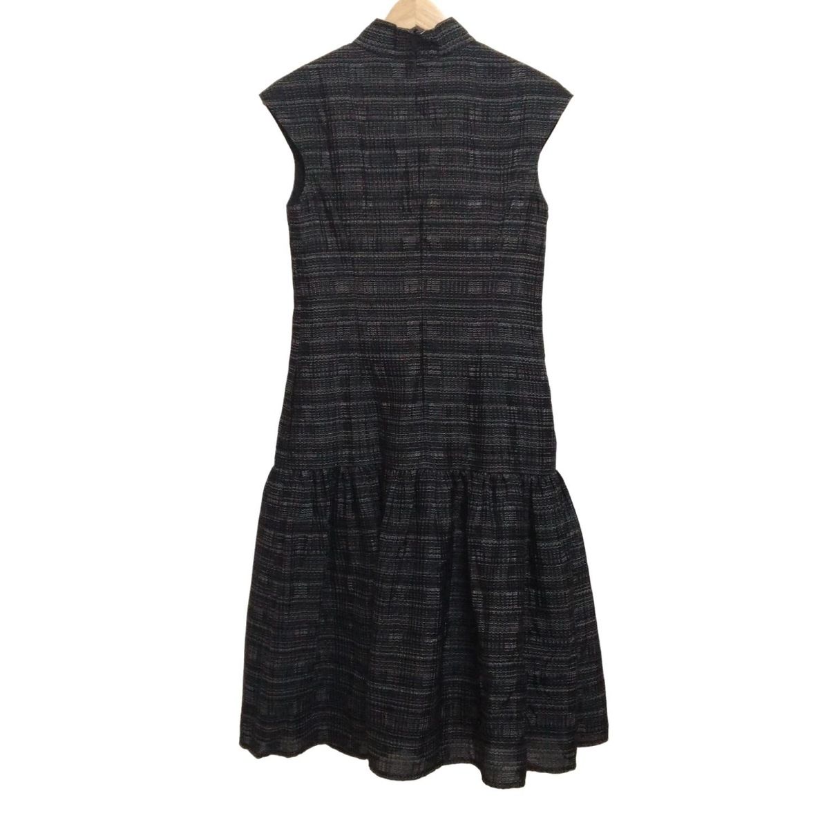 Rene ルネ ワンピース サイズ36 S レディース - 黒×白 ノースリーブ ロング