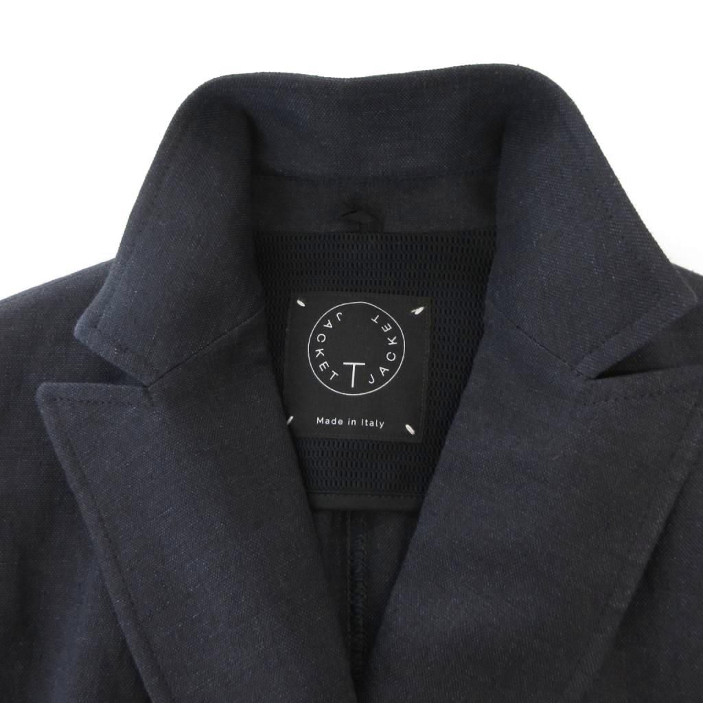 T-JACKET ダブルブレスト 公式 テーラードジャケット ブレザー 麻  