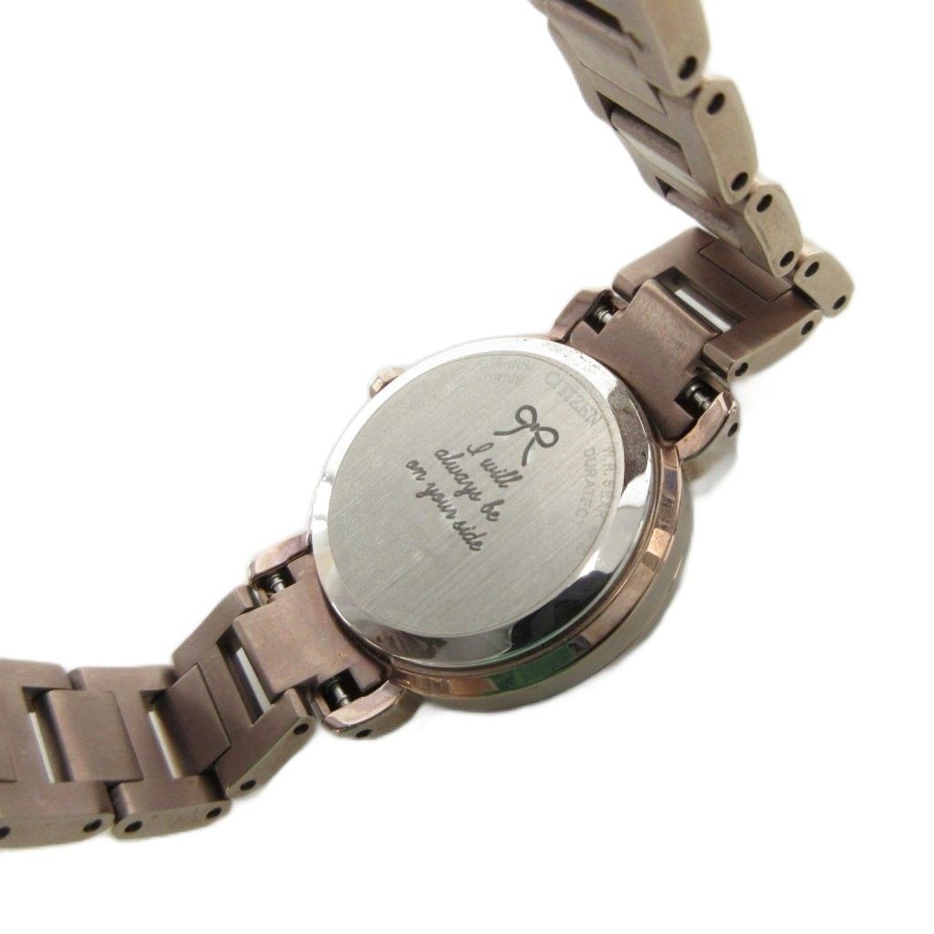 シチズン CITIZEN クロスシー hikari ティタニア ハッピーフライト 腕時計 光発電エコドライブ アナログ カレンダー付き スーパーチタニウム サクラ色 ES 9444-50 A UO