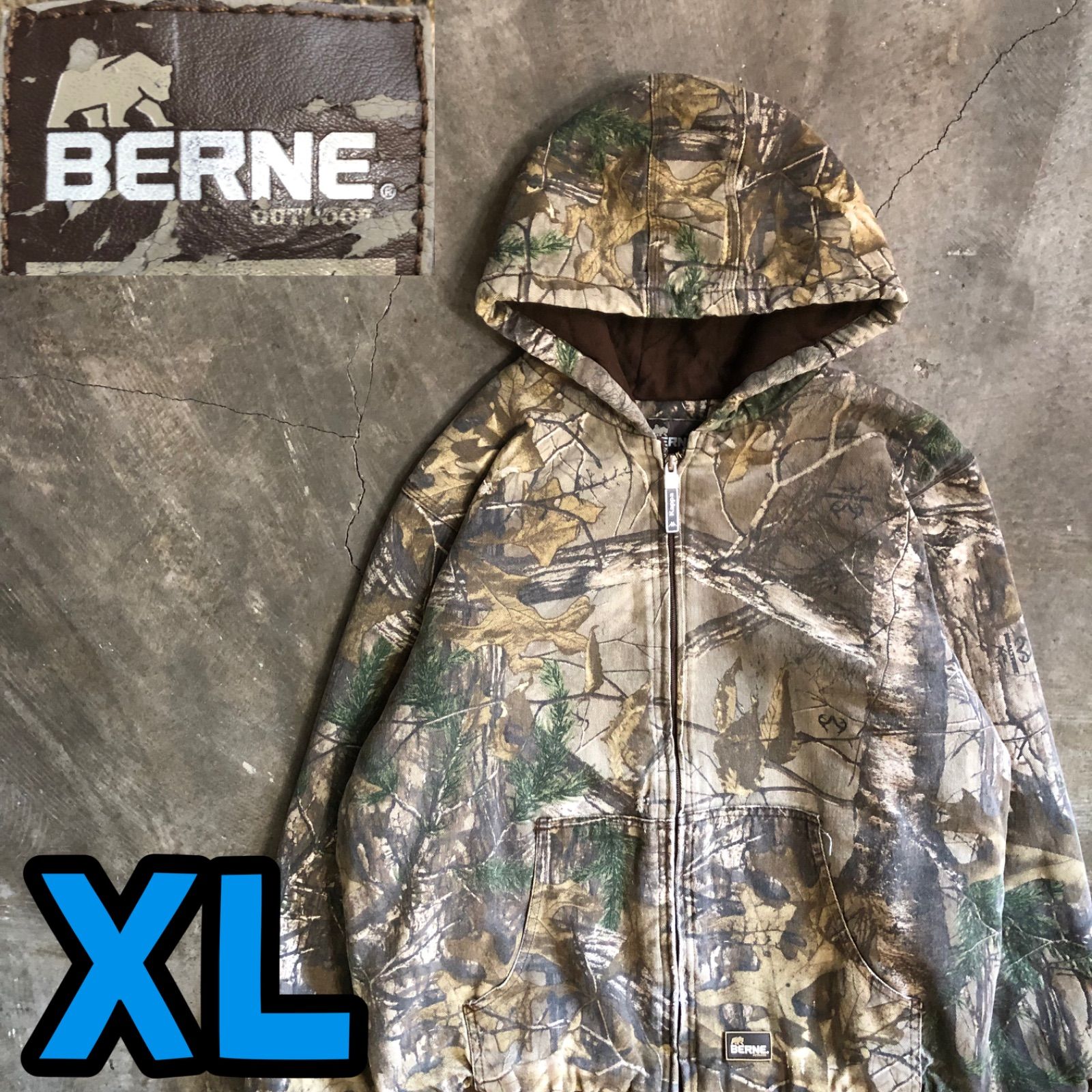 T7152 BERNE アクティブパーカー リアルツリー アメカジ 古着 - メルカリ
