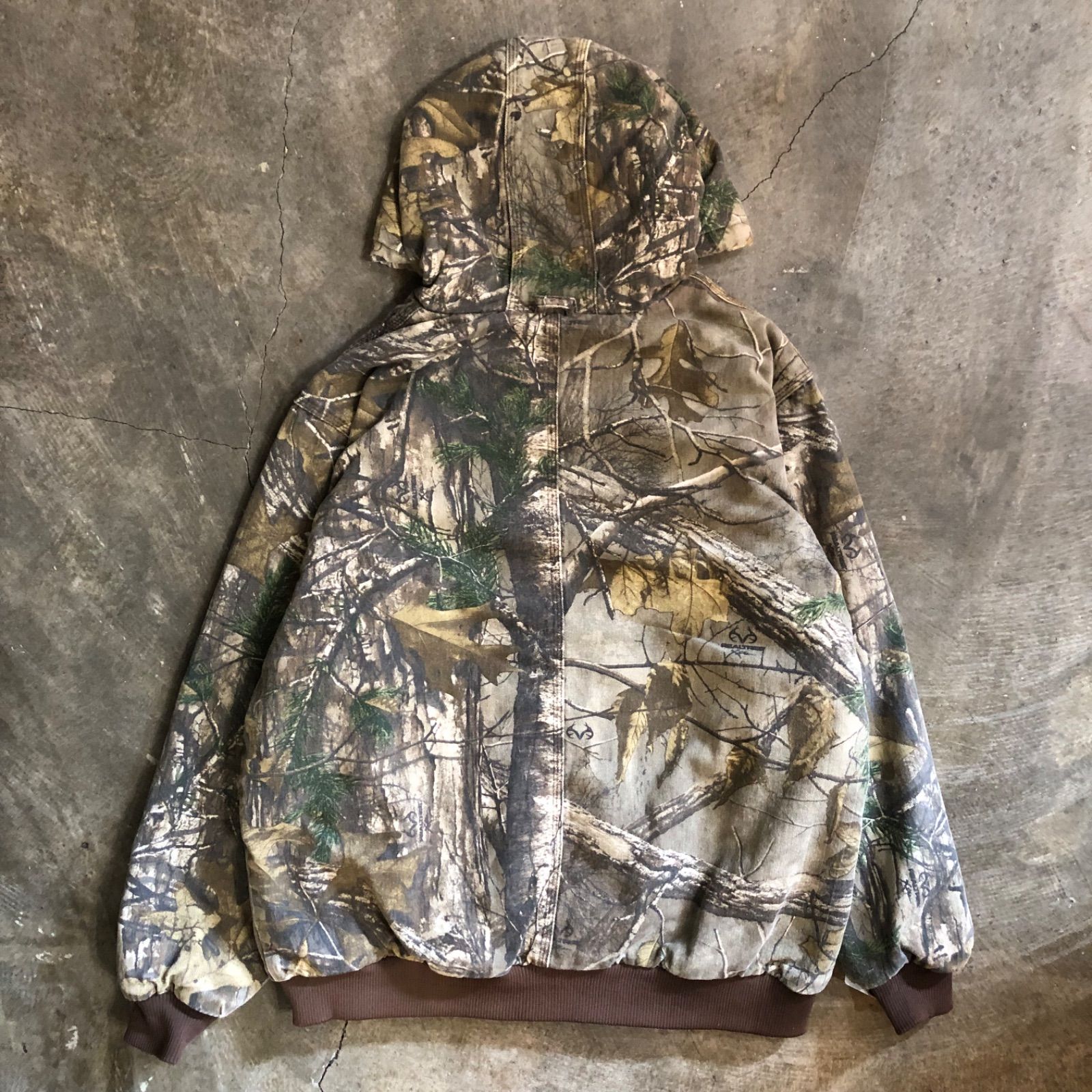 10T7019 Berne アクティブパーカー　短丈　アメカジ　古着 T7152 BERNE アクティブパーカー リアルツリー アメカジ 古着 - メルカリ