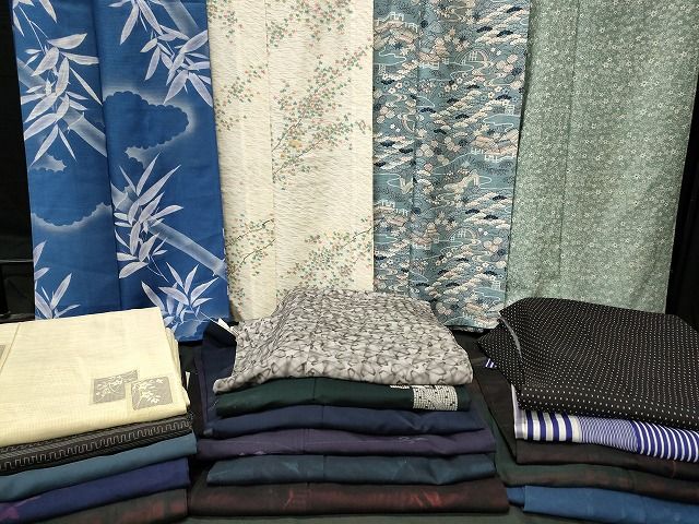 夏物 小紋 絽 紗 まとめて20点 風景 松竹梅 花柄 手描き 銀糸 着用 多数 全て正絹 se 3884