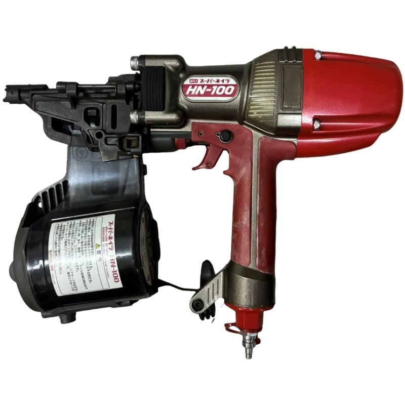 MAX マックス 高圧 スーパーネイラ HN-100 レッド