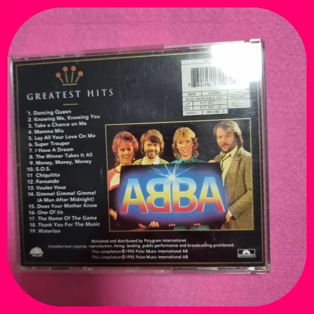 ABBA CD NM 収益クラス