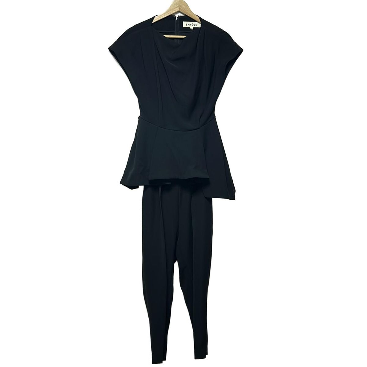 ENFOLD エンフォルド サロペット　オールインワン　ジャンプスーツ　36 ENFOLD オールインワン36