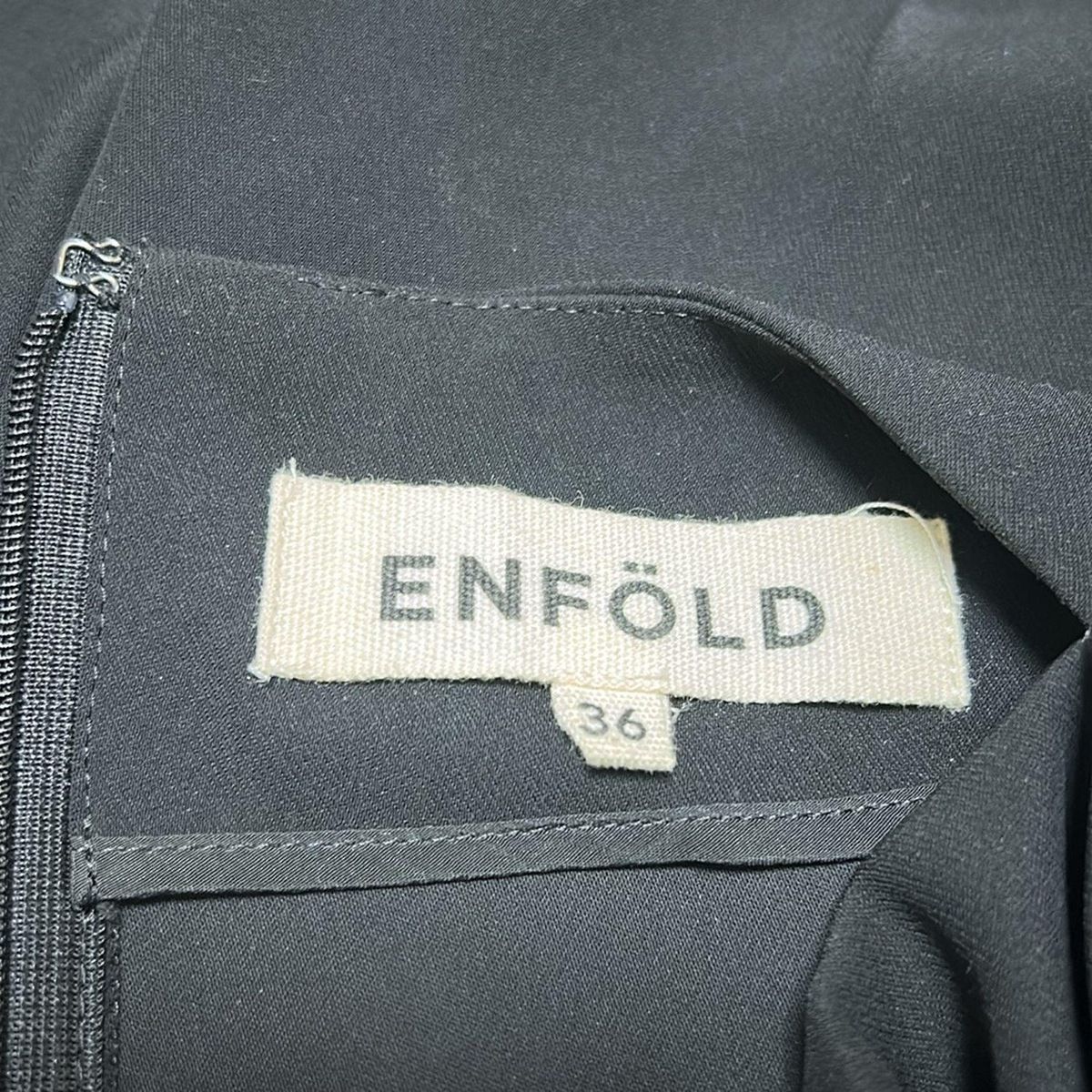 ENFOLD(エンフォルド) オールインワン サイズ36 S レディース - 黒
