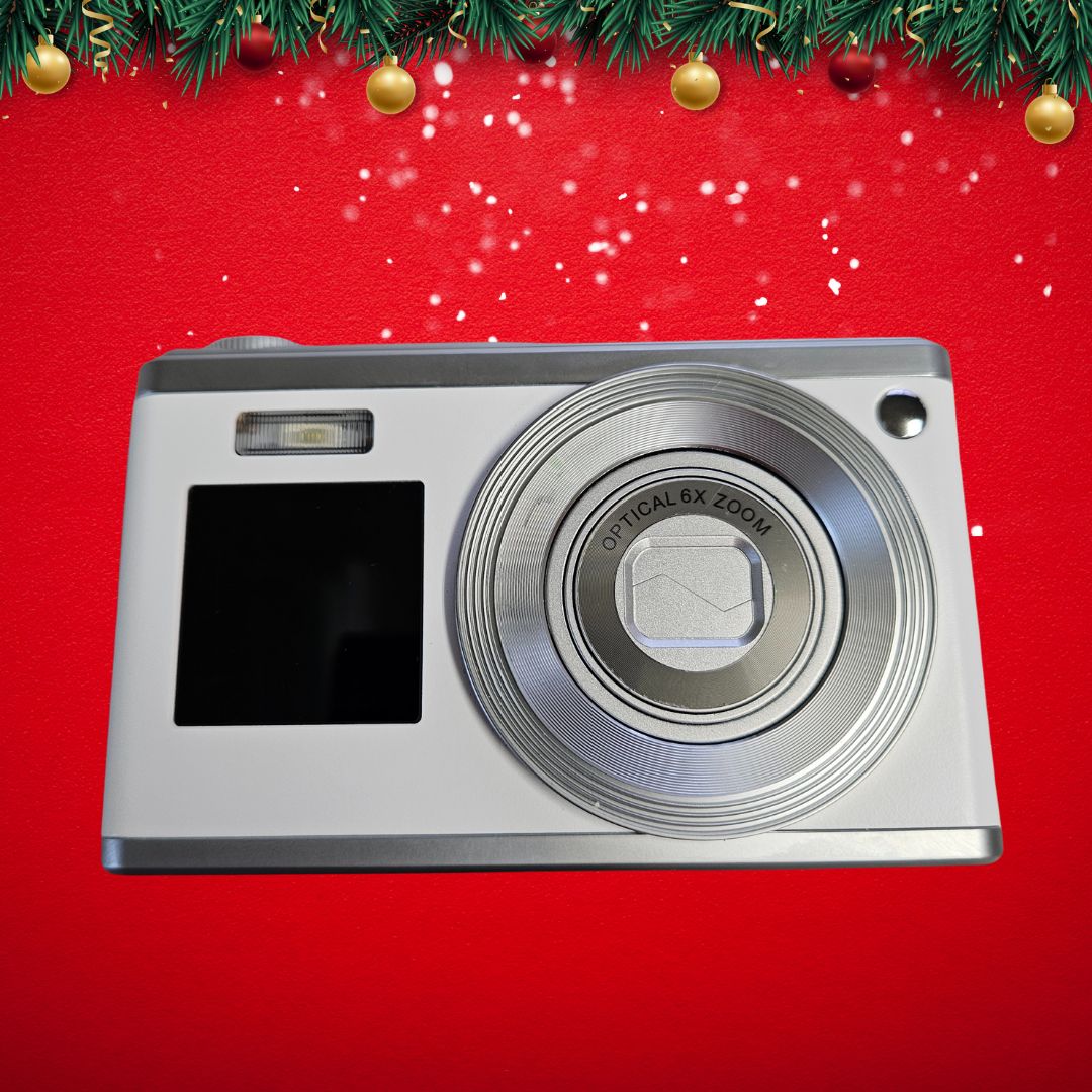 開封済み未使用】ELSONIC デジタルカメラ EZ-CDC6 光学6倍ズーム