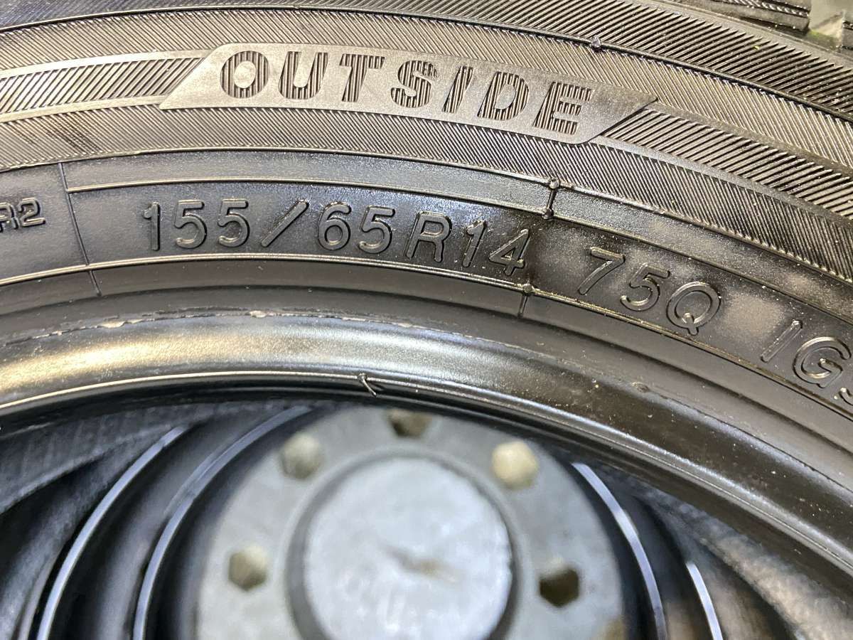 155/65R14 ヨコハマ アイスガード iG50 PLUS 中古タイヤ スタッドレス