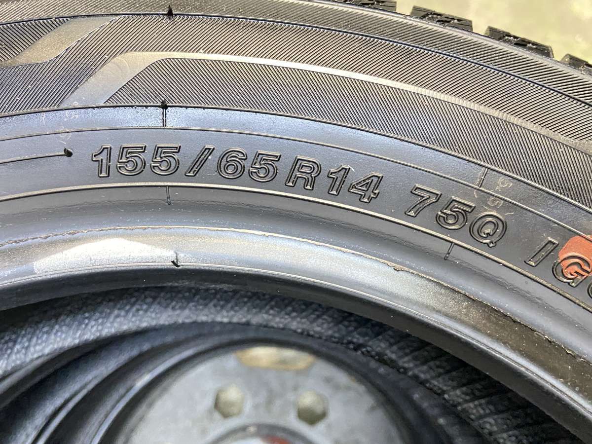 155/65R14 ヨコハマ アイスガード iG60 中古タイヤ スタッドレスタイヤ