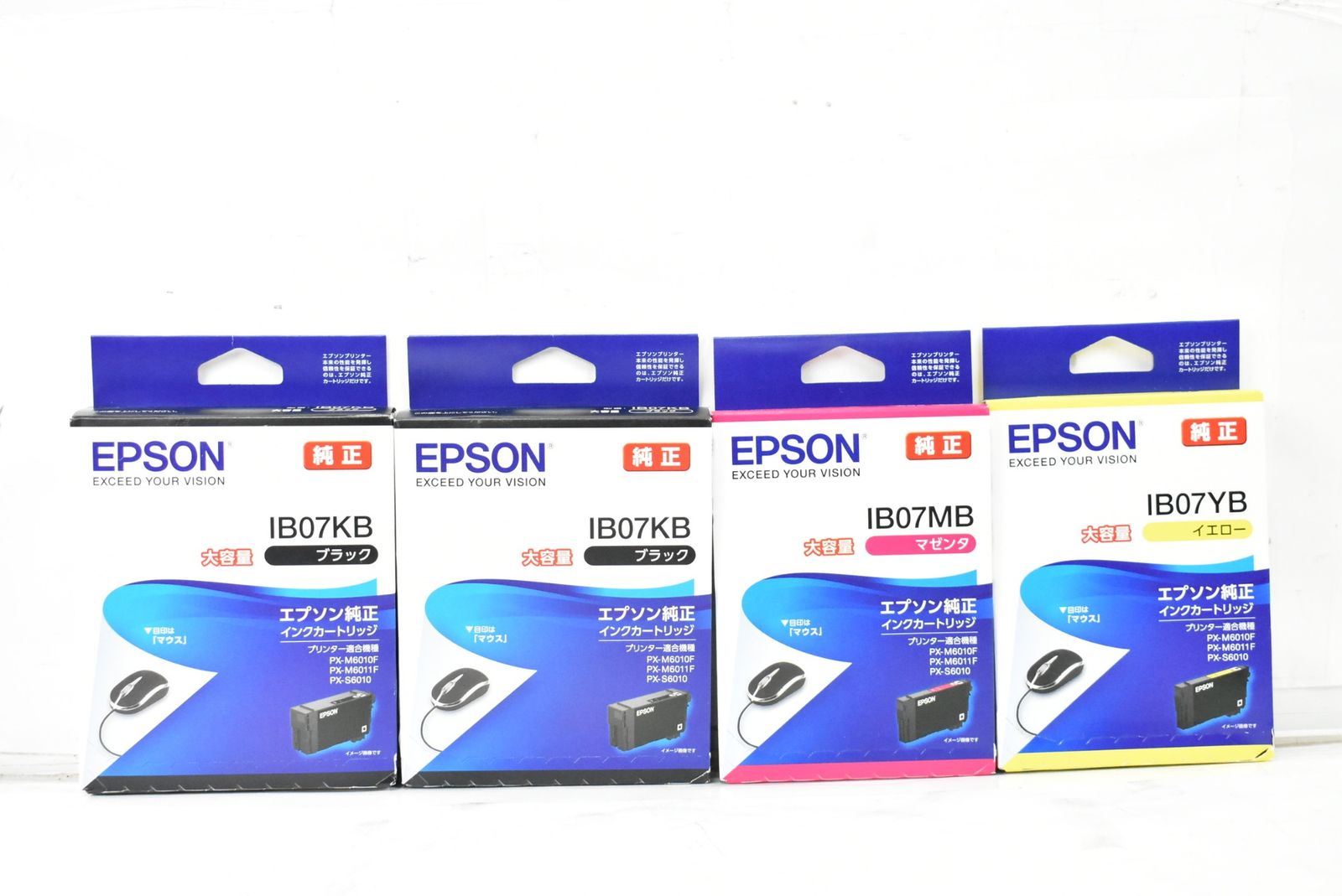 エプソン インクカートリッジ IB 07 4箱 マゼンタ イエロー ブラック EPSON -L 035-byebye