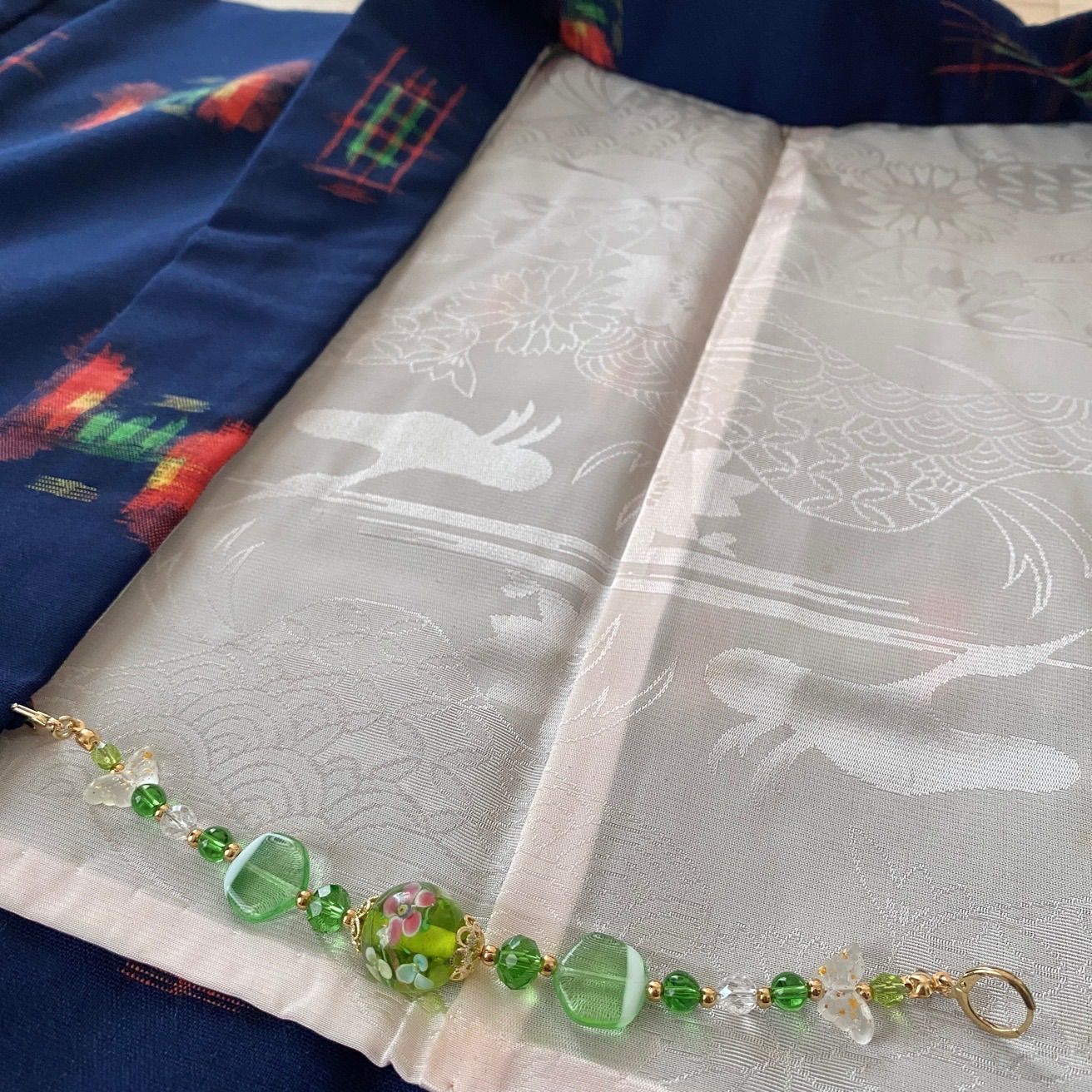 濃紺系 ベルトと羽織付き