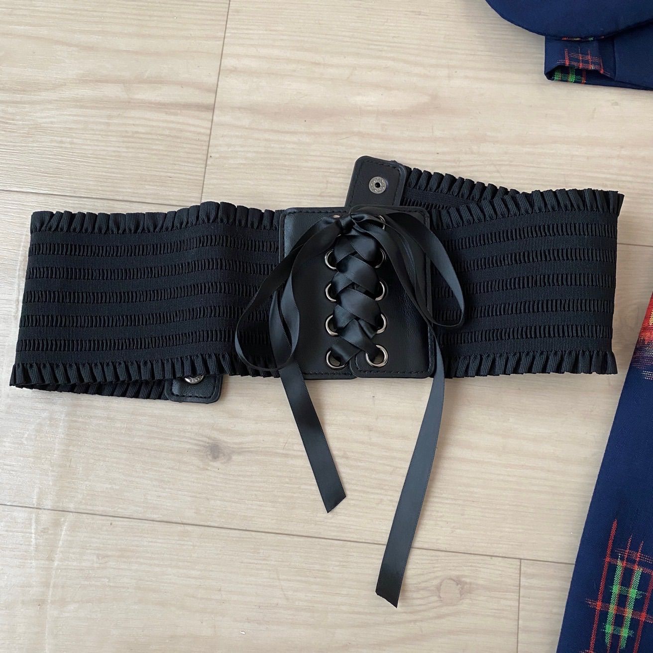 ベルトと羽織付き