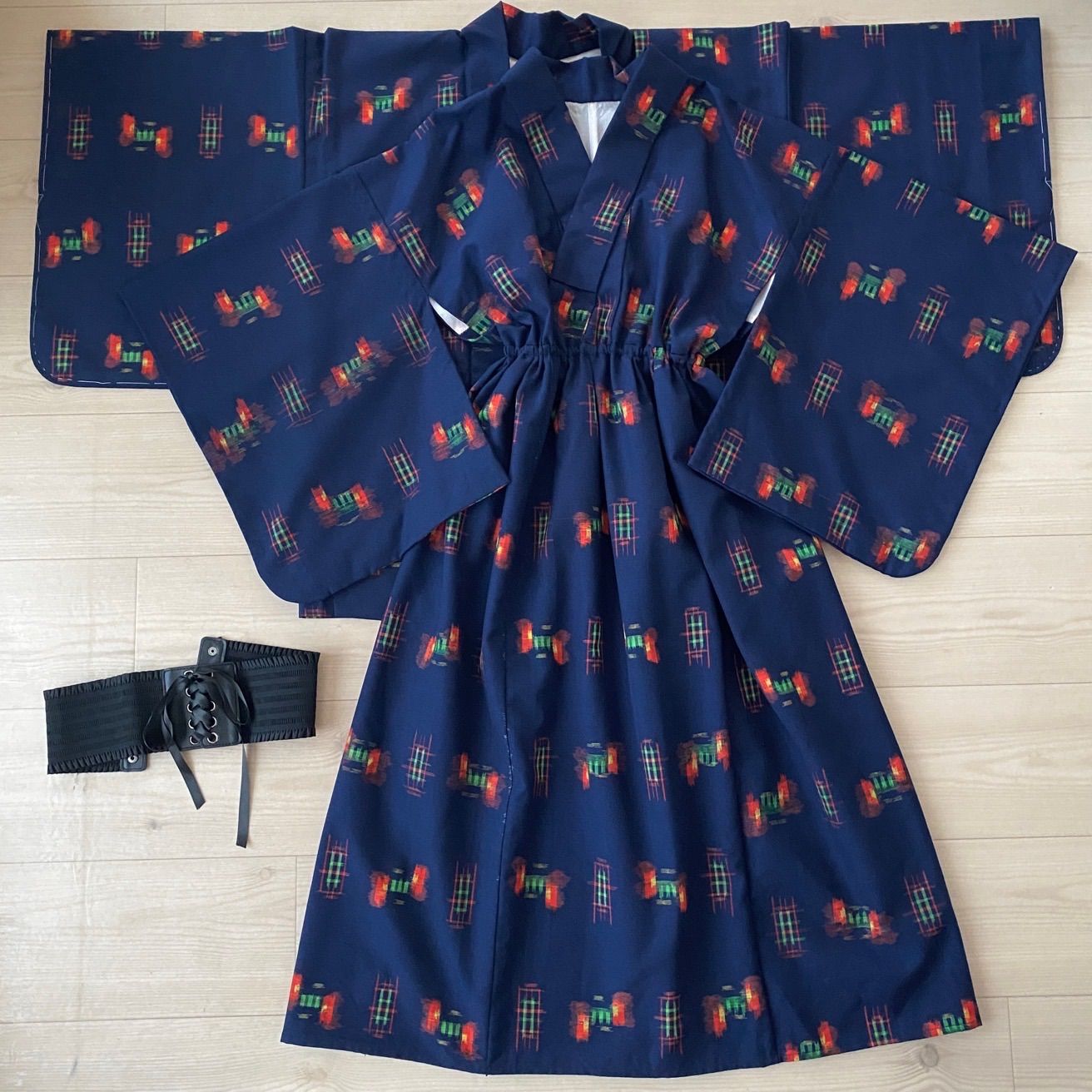 着物リメイクワンピース