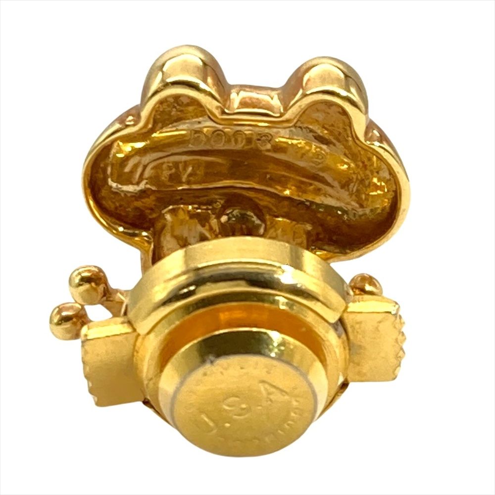 有り難う！★純金カエルタイタック2.3ｇ ポンテヴェキオ Ponte Vecchio カエルモチーフ タイタック タイピン