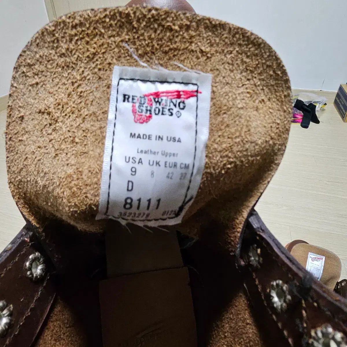 レッドウィング 8111 アンバー ハーネス ウォーカーブーツ