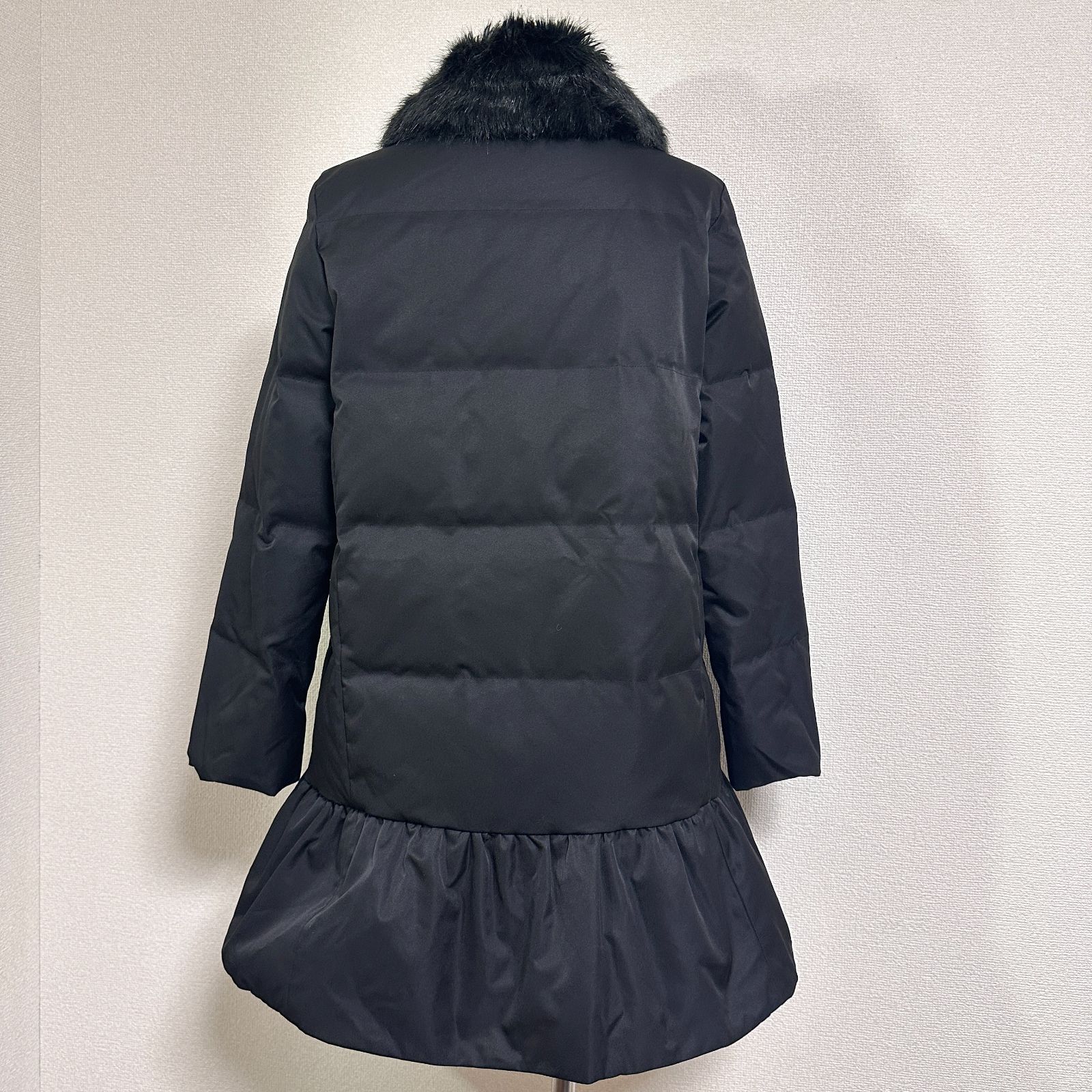 訳あり ケイトスペード kate spade フェイクファー襟付きダウンコート