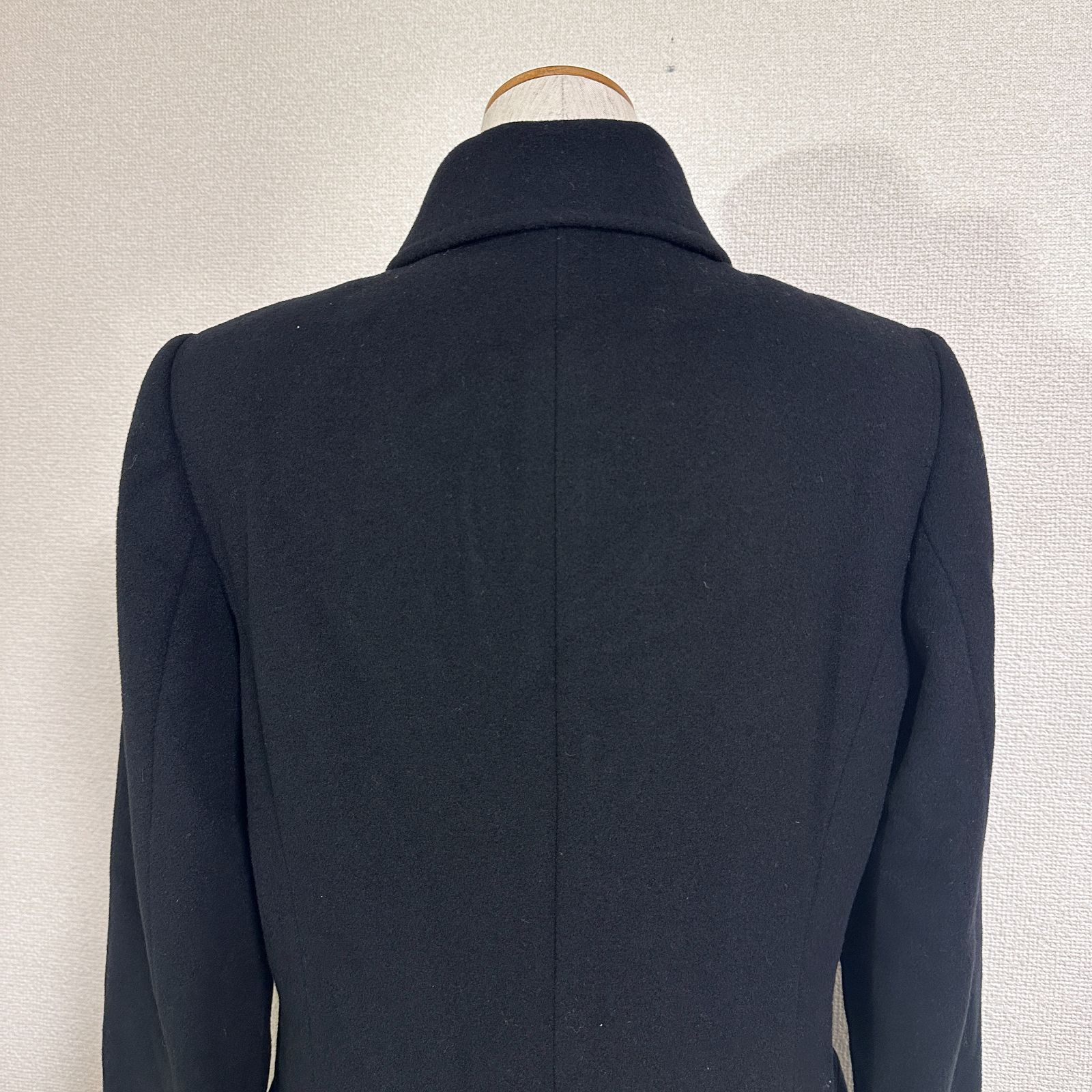 訳あり PS Paul Smith カシミヤ混 ステンカラーウールコート ロング