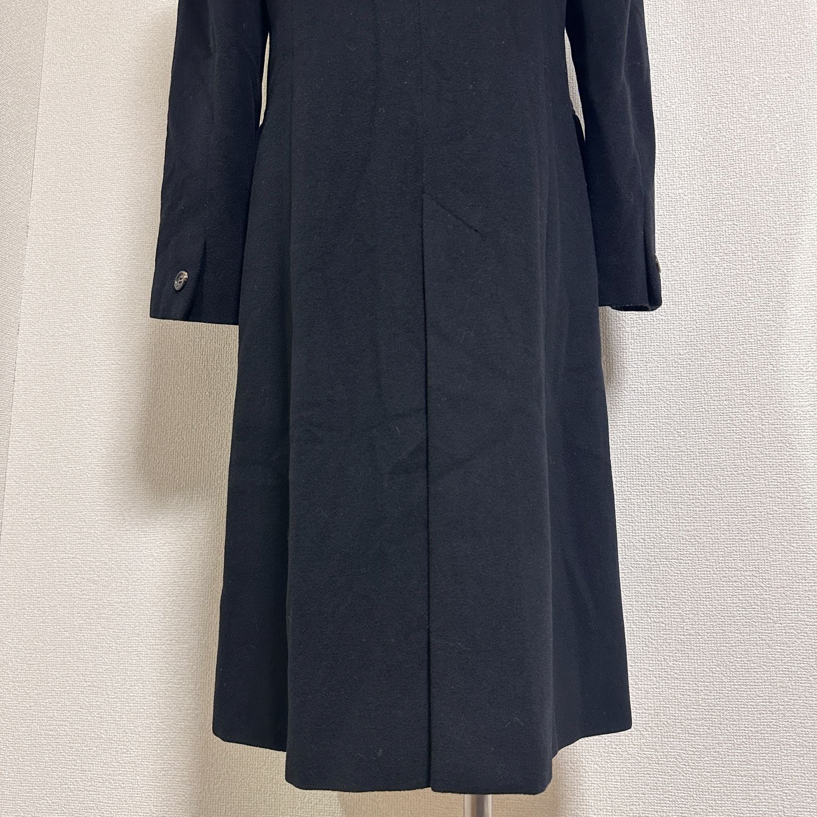 訳あり PS Paul Smith カシミヤ混 ステンカラーウールコート ロング