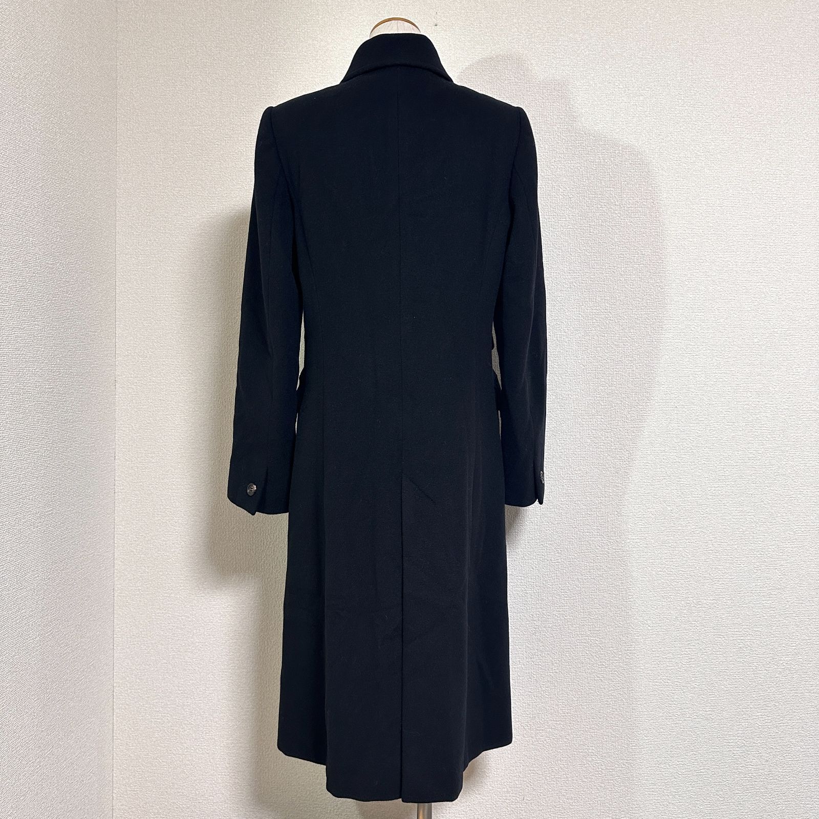 訳あり PS Paul Smith カシミヤ混 ステンカラーウールコート ロング