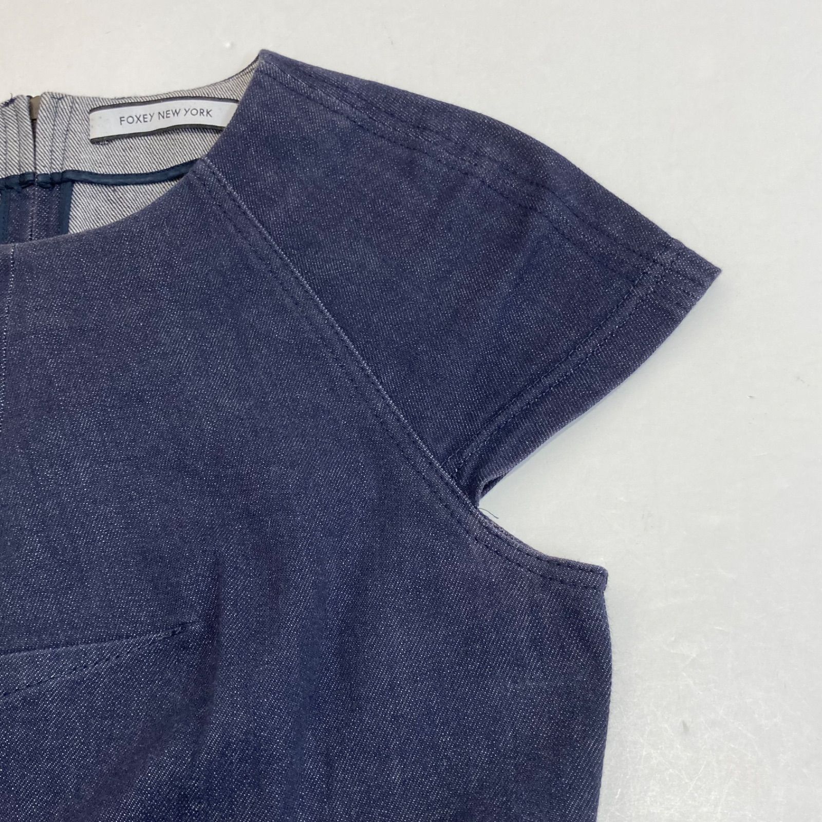 フォクシーニューヨーク　デニムワンピース FOXEY NEW YORK フォクシーニューヨーク デニムワンピース デニム 日本