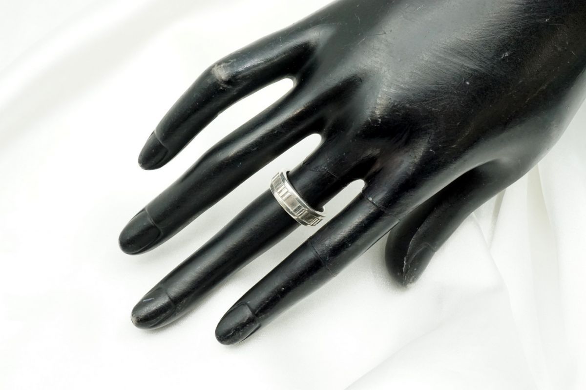 ティファニー 約7.5号 アトラス リング 指輪 5.5 g SV 925 銀 シルバー TIFFANY-Co. 4848 j