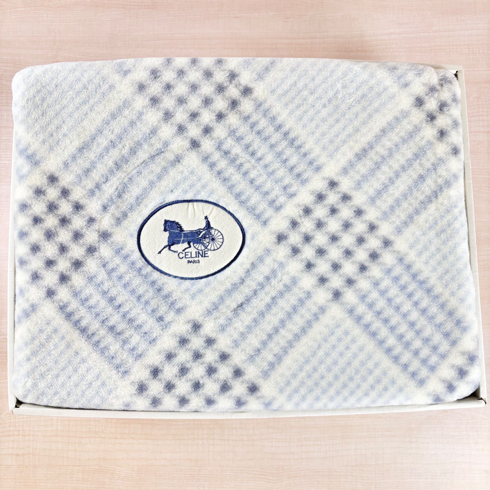 未使用品】CELINE 西川産業 ミンクタッチ アクリルニューマイヤー毛布