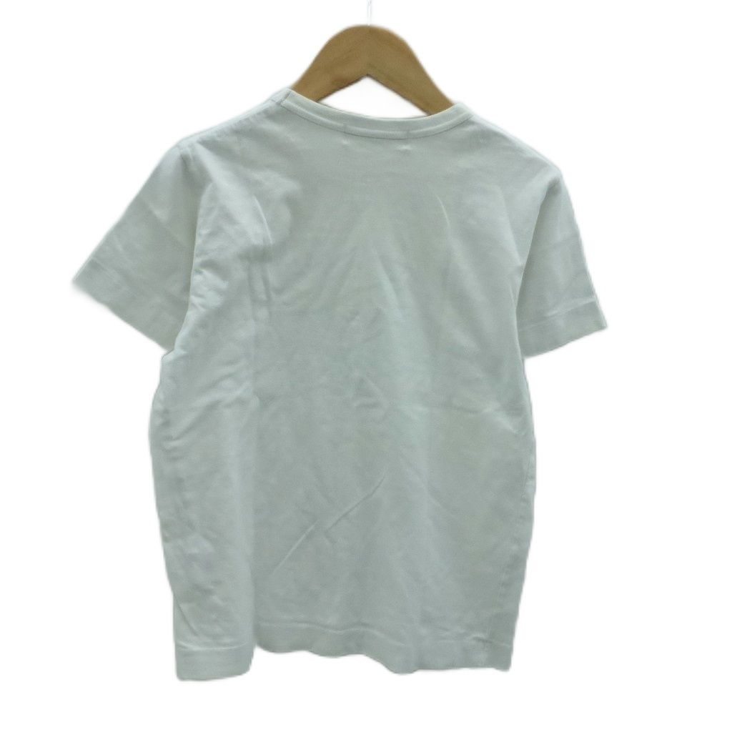プレイコムデギャルソン PLAY COMME des GARCONS ゴールドハート Tシャツ カットソー クルーネック 半袖 M オフホワイト 白 ワンポイント HO 30 GY 61