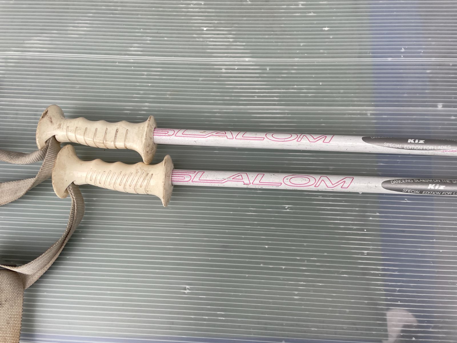 ◇ スキー ストック KIZAKI SLALOM 113 cm ポール アルミ pool-231111