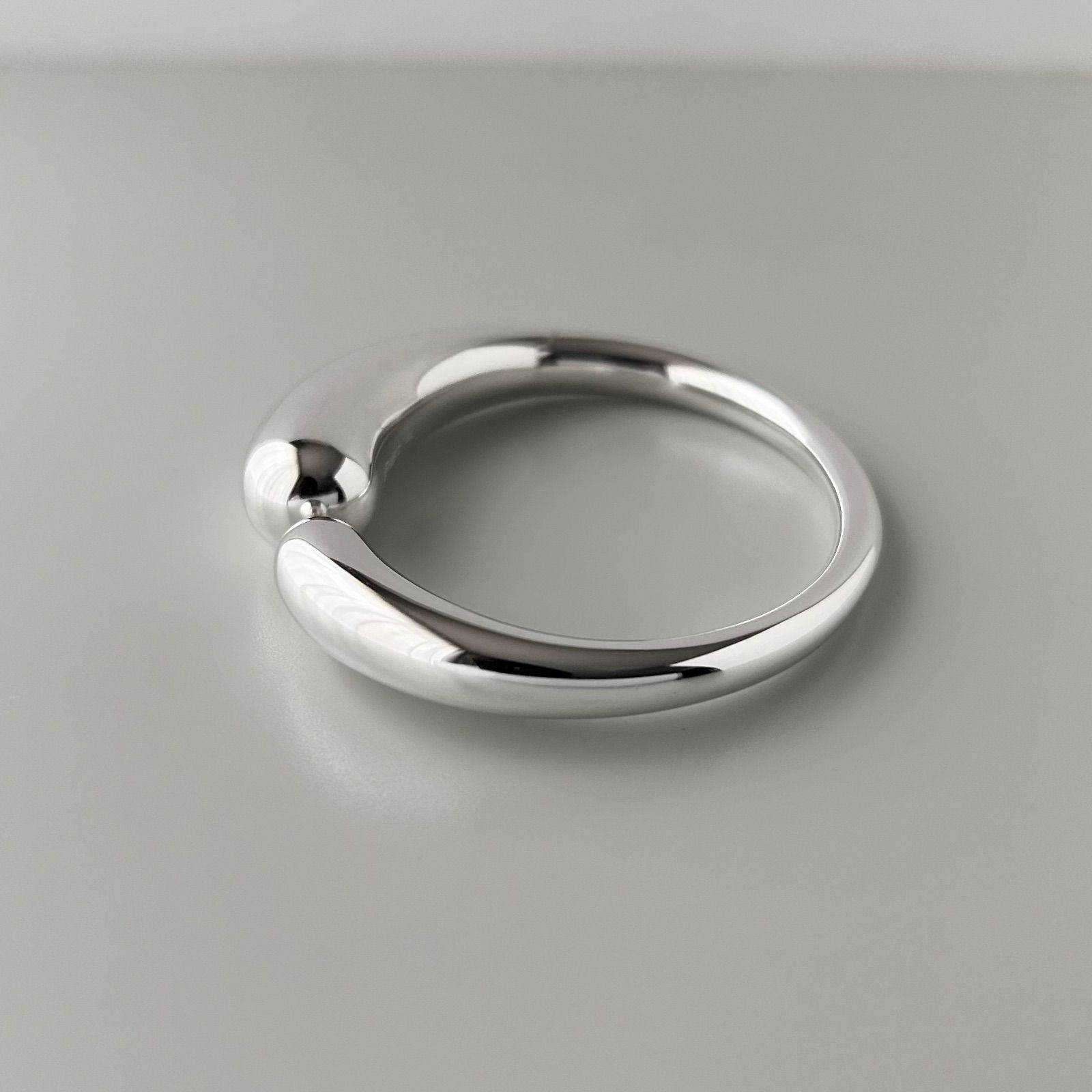 ジョージジェンセン M L マーシー ヒンジ ブレスレット バングル AG 925 Jacqueline Rabun Georg Jensen
