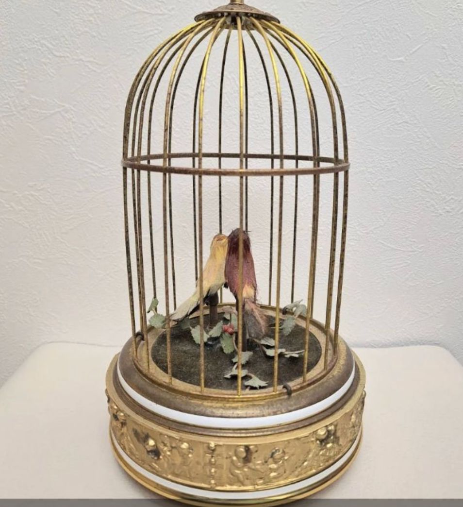 N【希少】reuge リュージュ社製 シンギングバード オルゴール