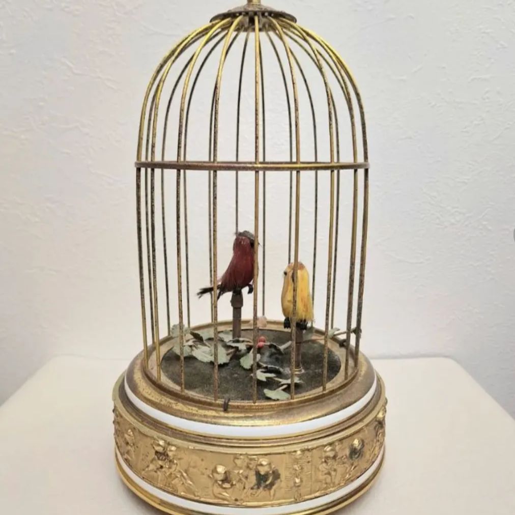 N【希少】reuge リュージュ社製 シンギングバード オルゴール