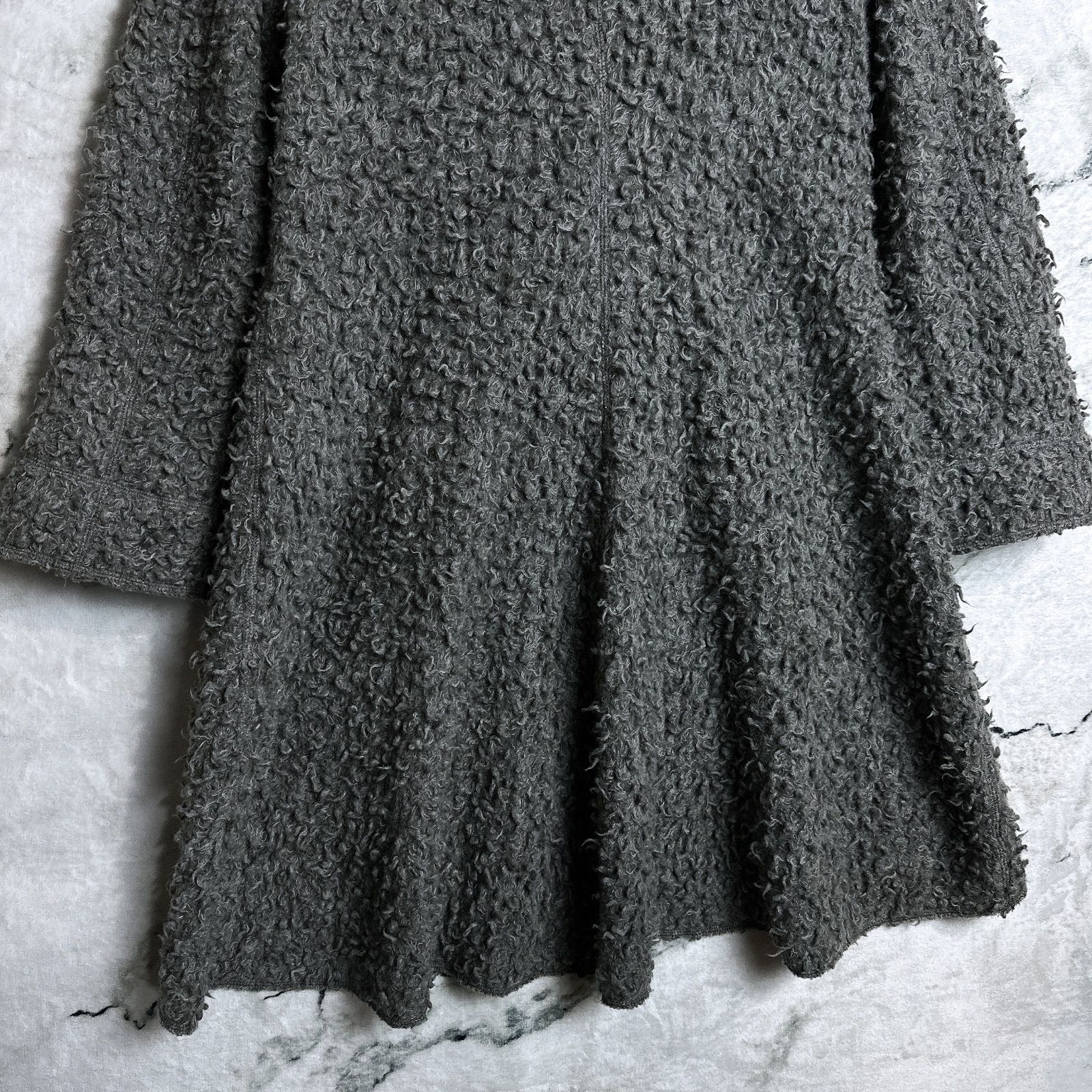 ヨーガンレール Babaghuri ババグーリ ウール100% ブークレ コート