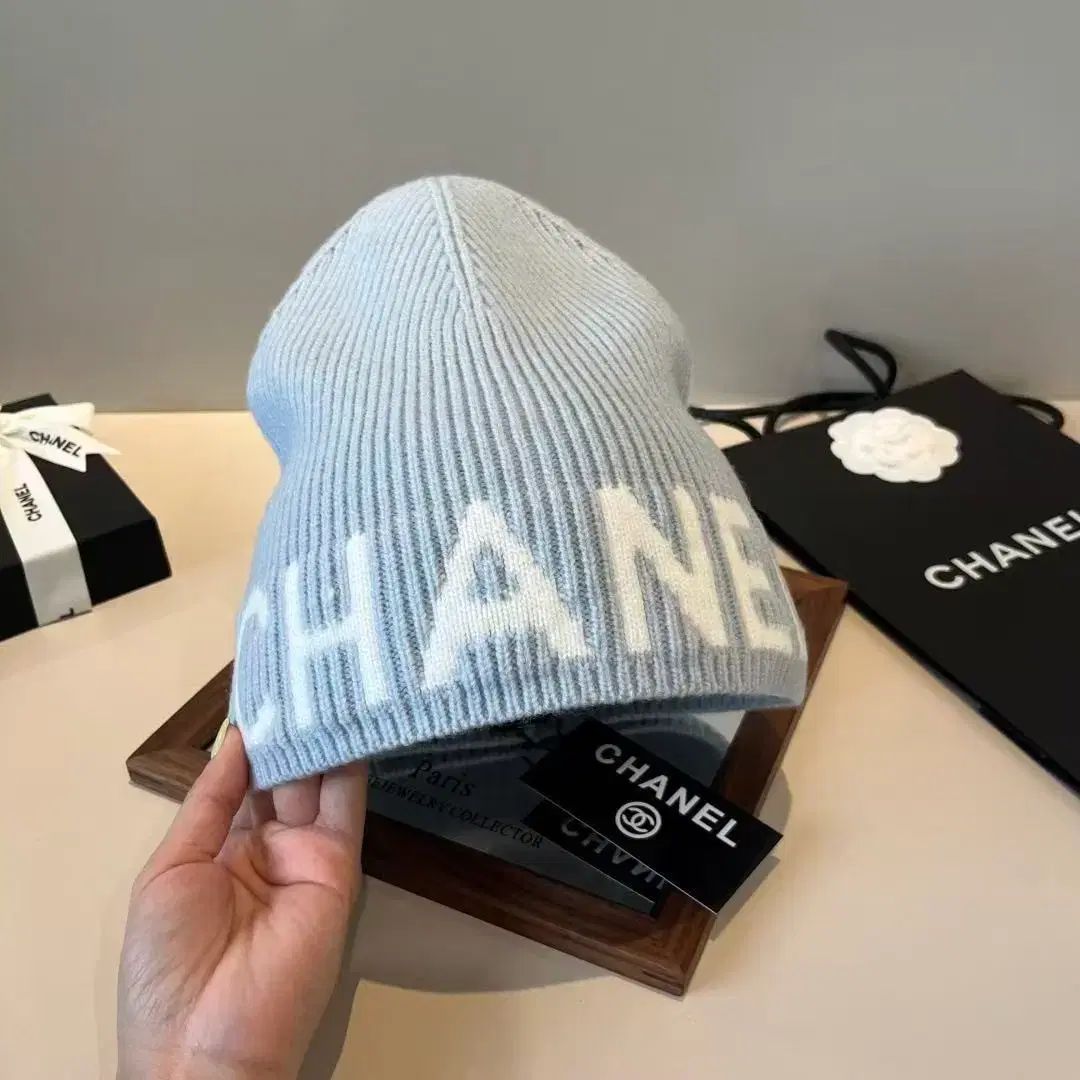 チャンネル 연 데님 골 지 레터링 ロゴ 帽子