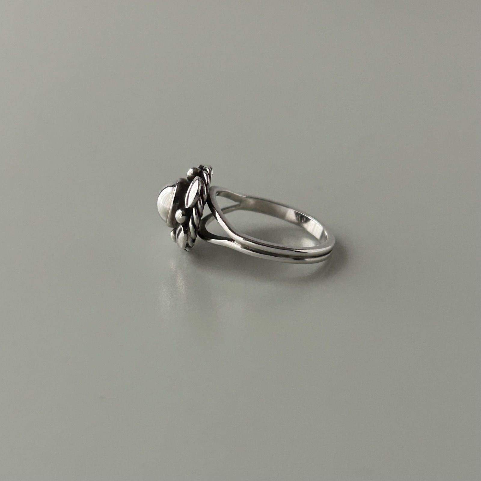 ジョージジェンセン リング 指輪 フラワー ヴィンテージ AG925 約9号