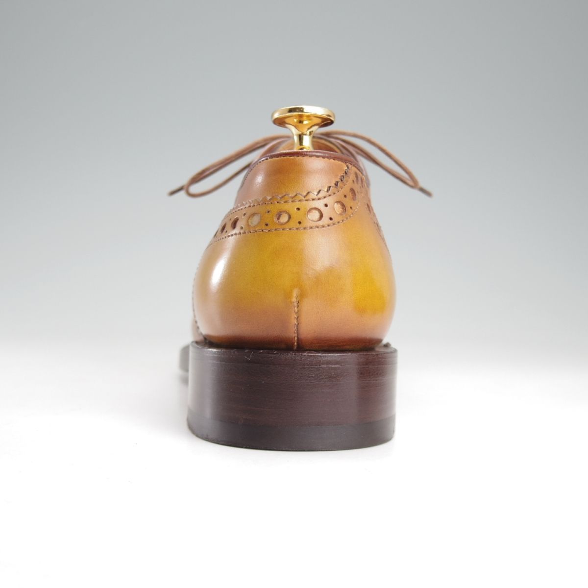 12万円　サントーニ　最高グレードライン　洒落感最高ブラインドブローグ　8.5 極美品☆(伊)サントーニ SIZE 5.5【上級☆グッドイヤーウェルテッド