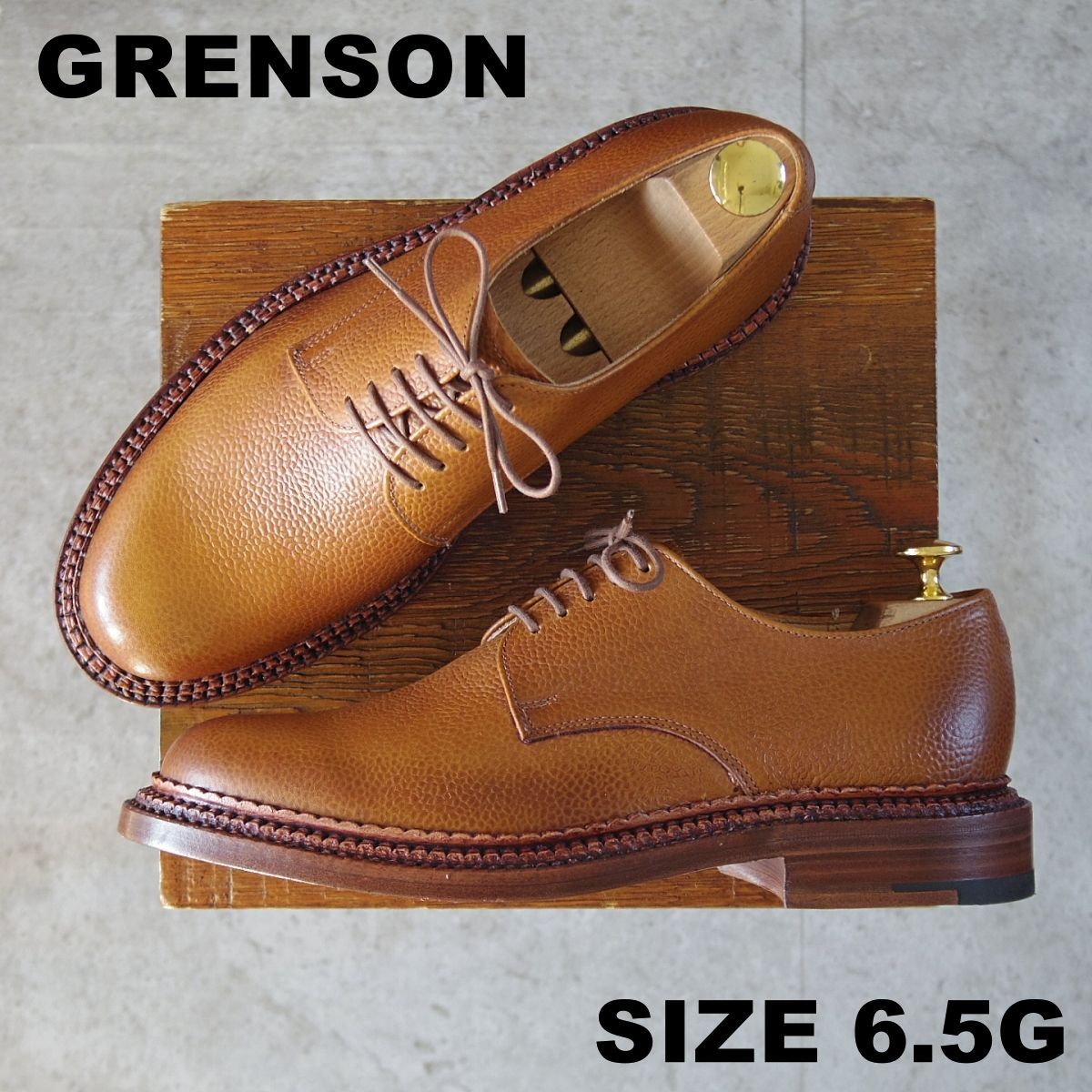 新品★グレンソン TRIPLE WELT トリプルウェルト 英国製 未使用☆(英)グレンソン 6.5G【高額☆THE TRIPLE WELT/トリプル