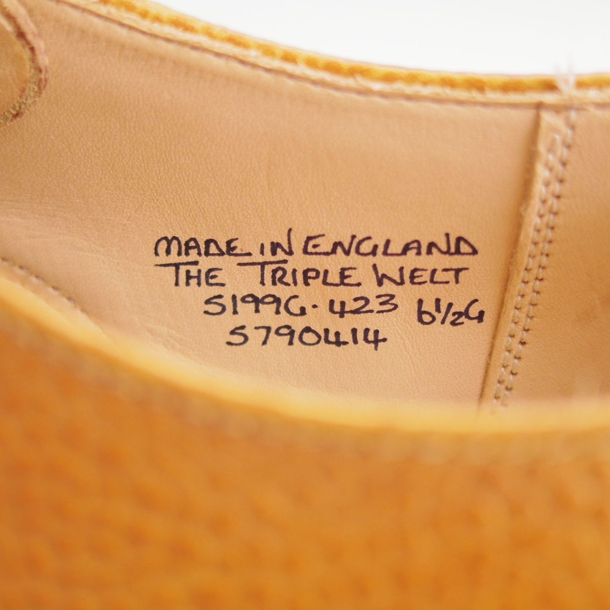 グレインレザー 薄茶