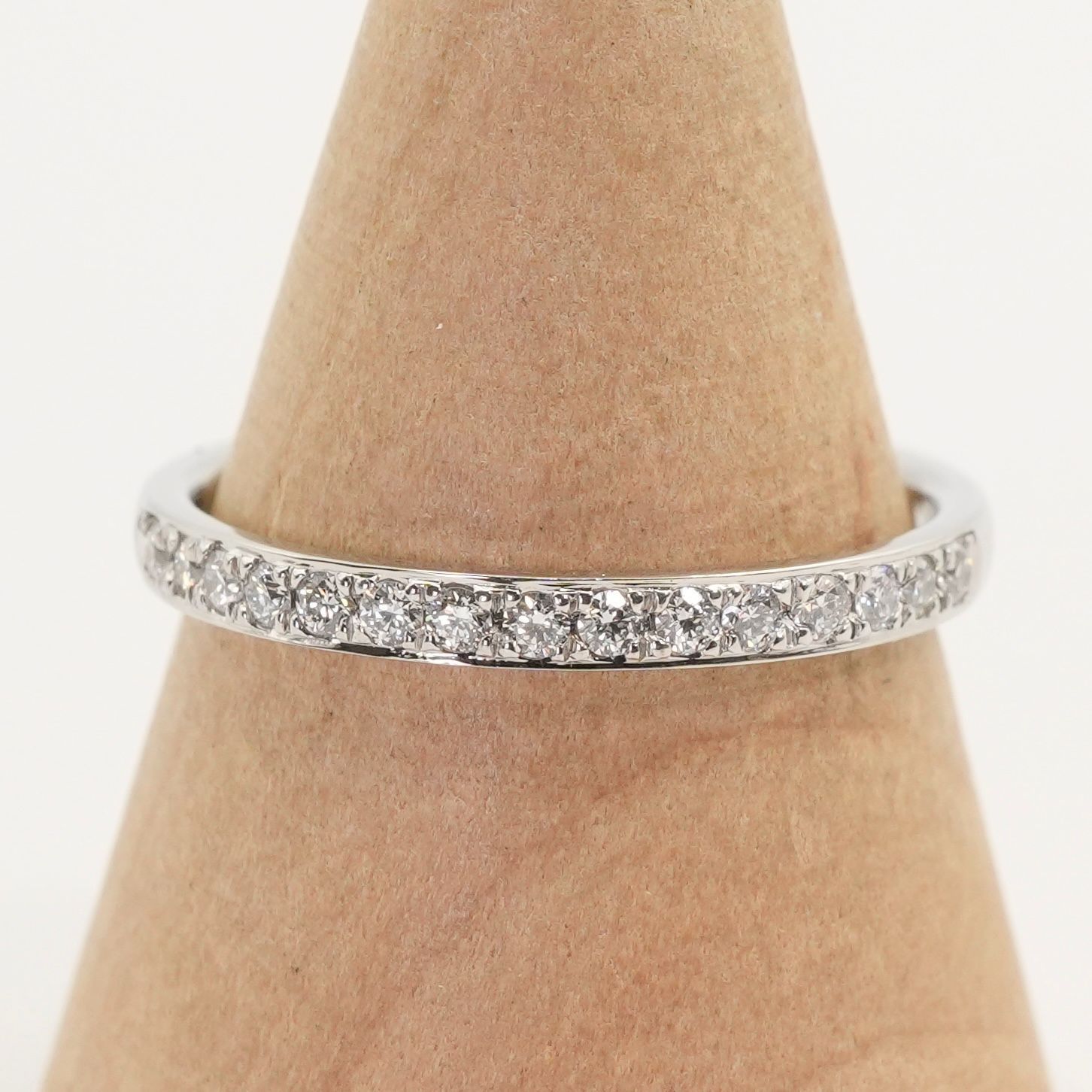 ヴァンドーム青山 ハーフエタニティ プラチナ ダイヤ リング/25-1916S