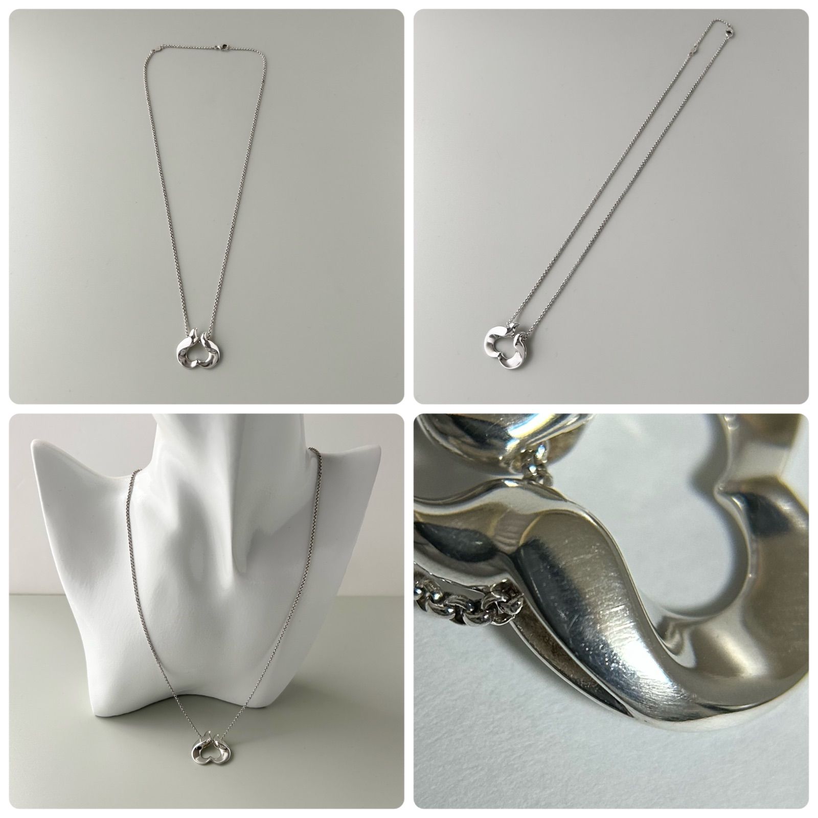 ジョージジェンセン ネックレス ペンダント 1995 ハート アーティスト