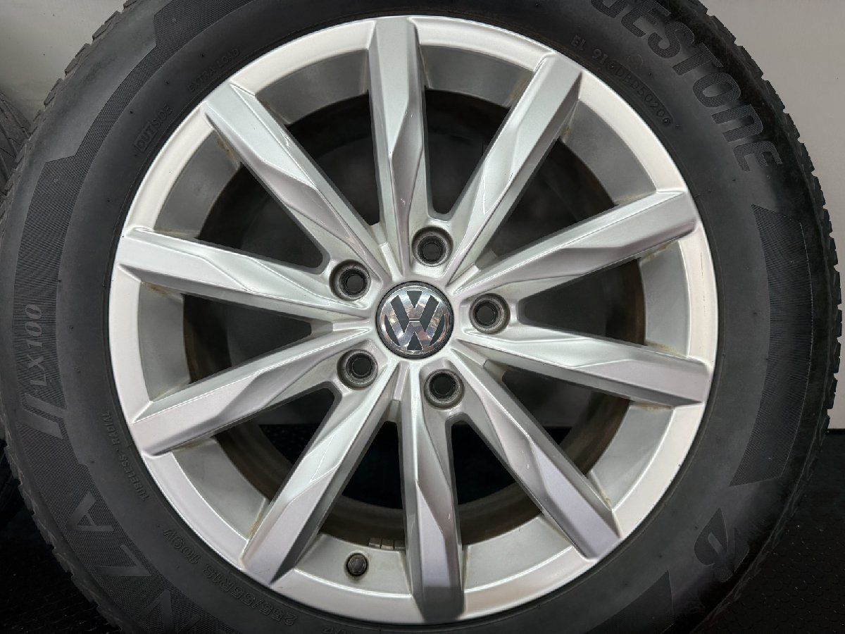  BS ALENZA LX 100 アレンザ 255 55 R 18 夏タイヤ VW 7 P トゥアレグ ホイール 18インチ 53 20年製 バリ溝 STC 072 18インチ タイヤ ホイールセット