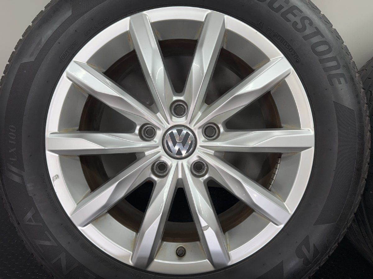 BS ALENZA LX 100 アレンザ 255 55 R 18 夏タイヤ VW 7 P トゥアレグ ホイール 18インチ 53 20年製 バリ溝 STC 072