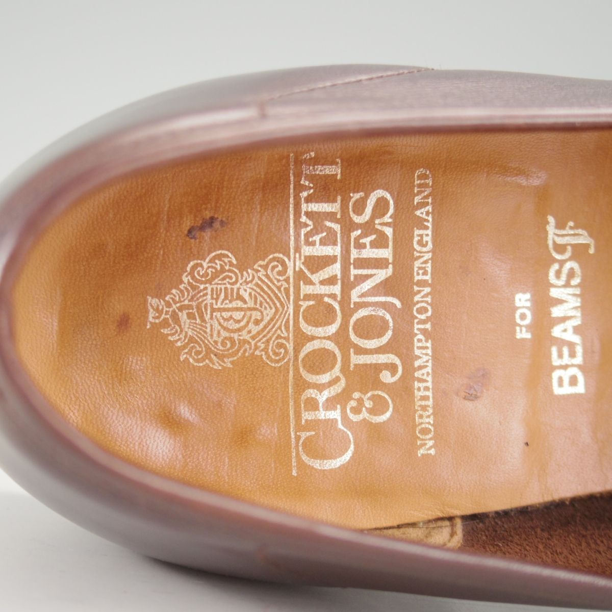  上 クロケット-ジョーンズ 6.5 E 定価10万円以上 ビームスF別注 GAVIN 235ラスト ローファー 黒 BEAMS Crockett-Jones o 263 ローファー ブーツ 革靴