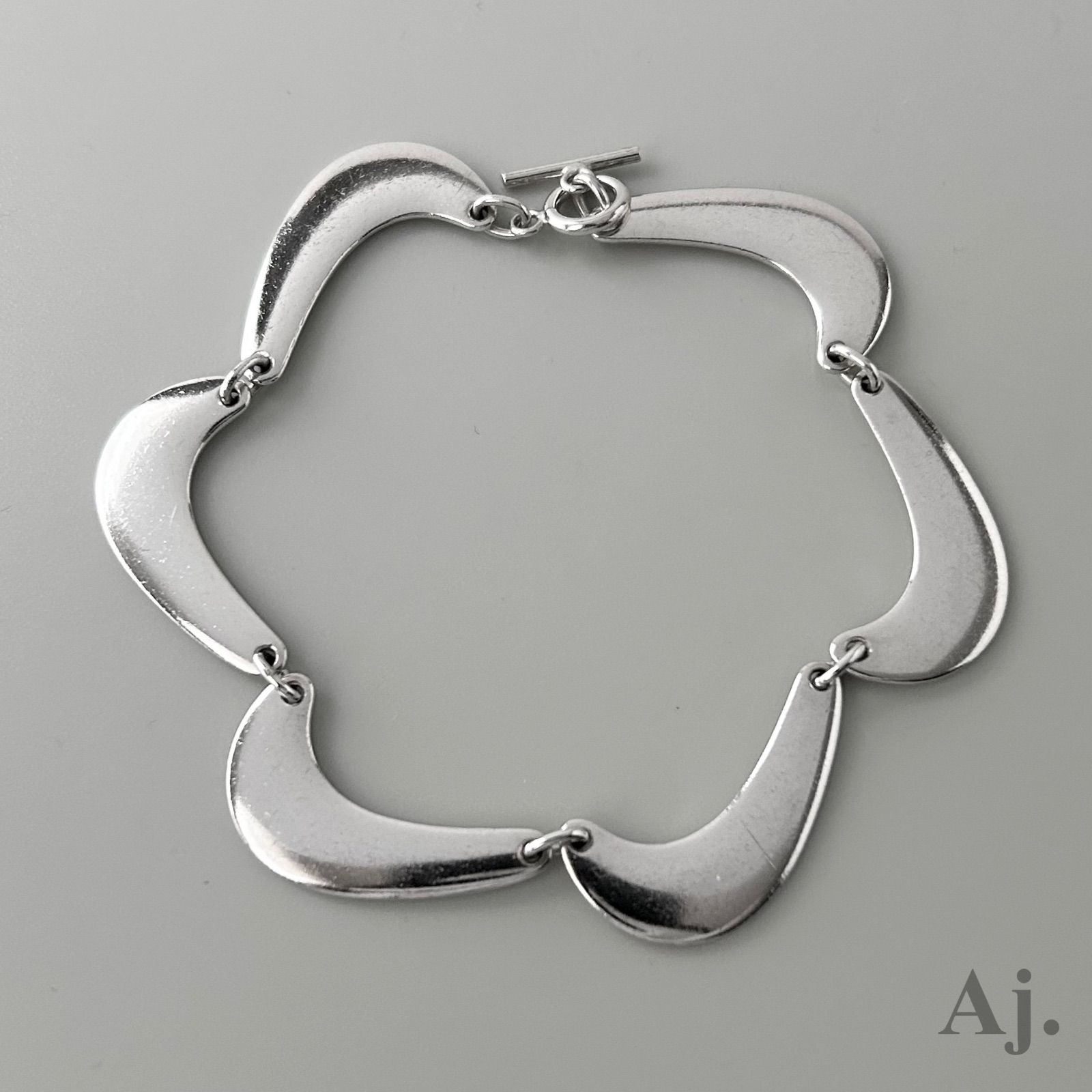 使用感有】 ジョージジェンセン ブレスレット 276 ブーメラン AG925